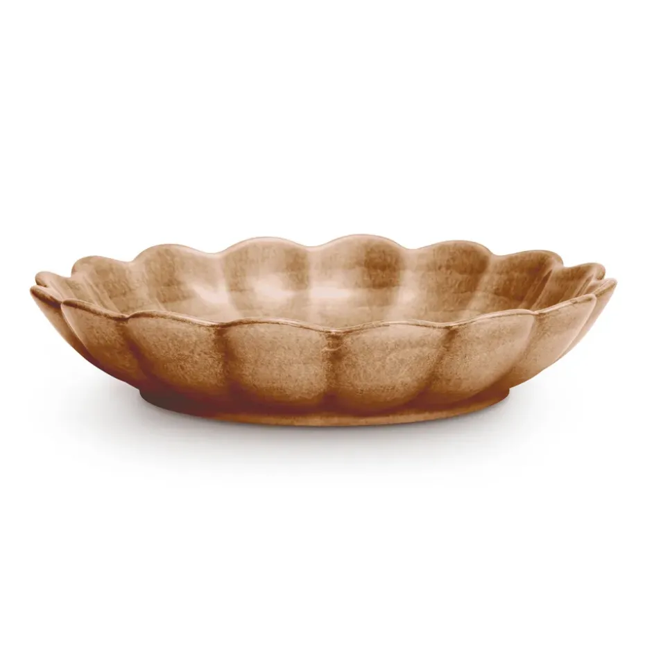 Oyster schaal Ø24 cm, Cinnamon