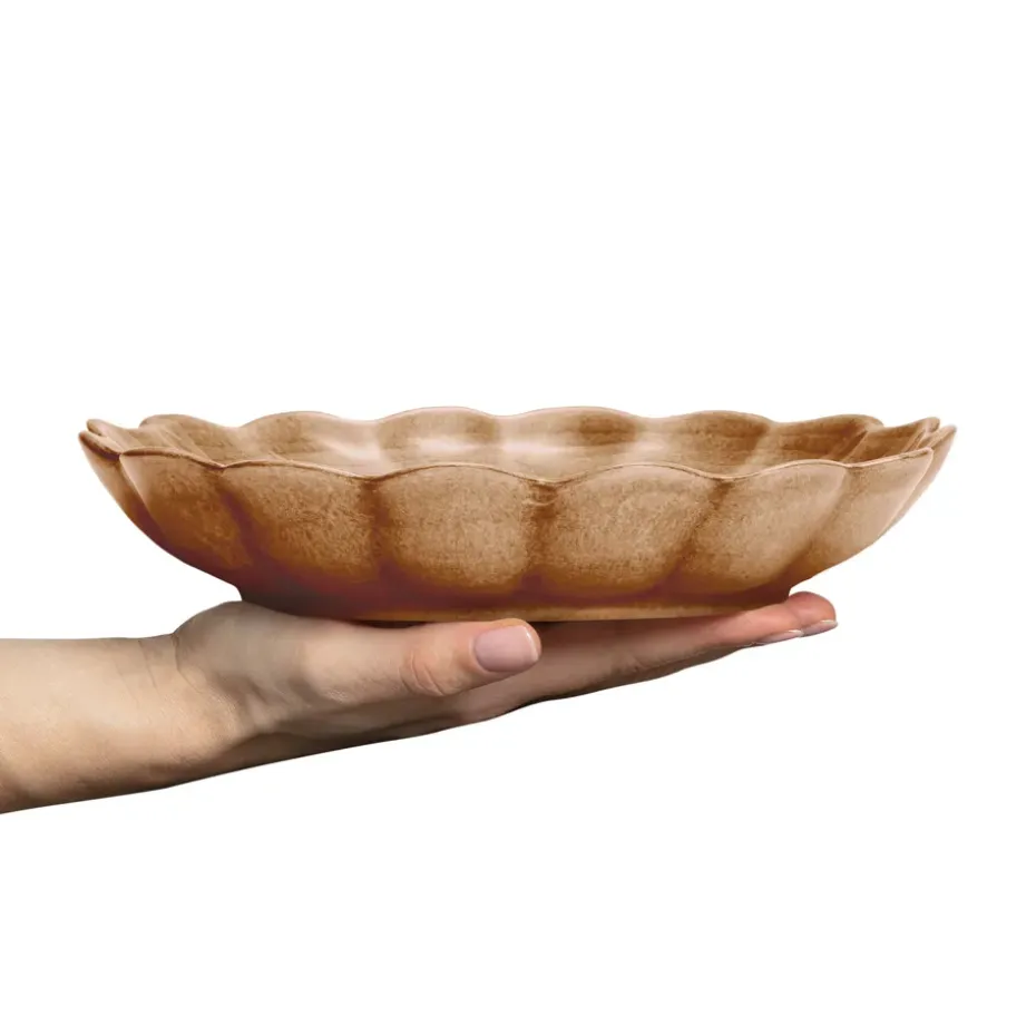 Oyster schaal Ø24 cm, Cinnamon