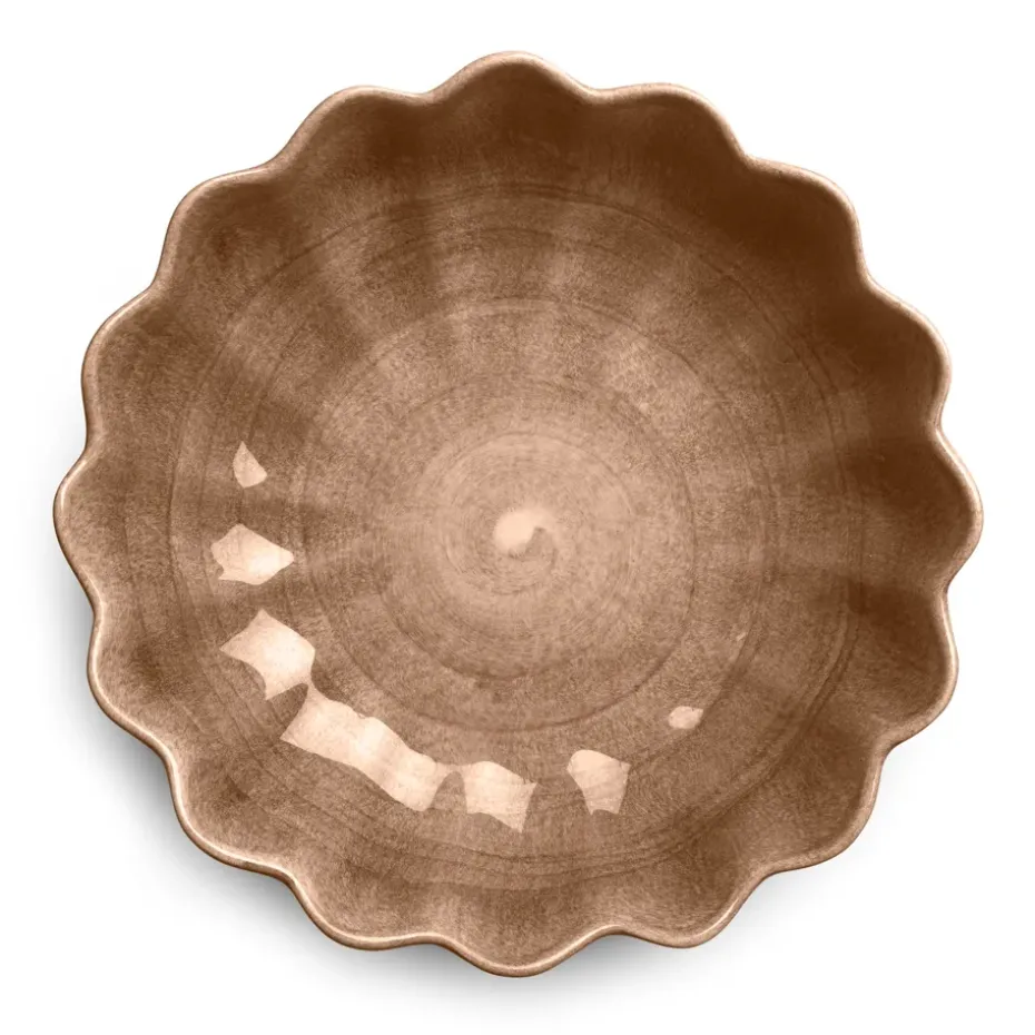 Oyster schaal Ø24 cm, Cinnamon