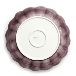 Oyster schaal Ø31 cm, Donkerpaars