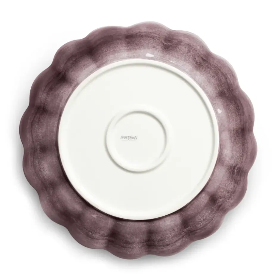Oyster schaal Ø31 cm, Donkerpaars