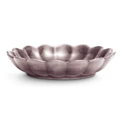 Oyster schaal Ø24 cm, Donkerpaars