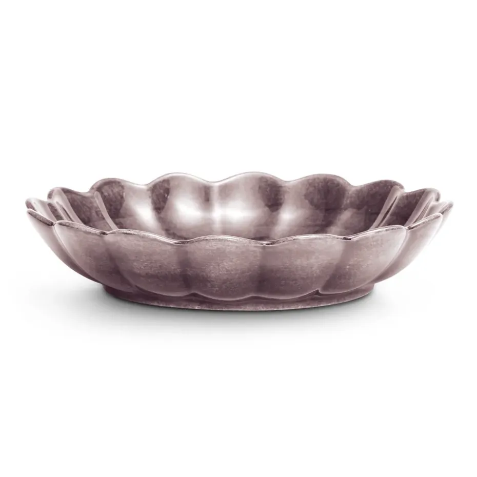 Oyster schaal Ø24 cm, Donkerpaars