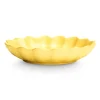 Oyster schaal Ø24 cm, Geel