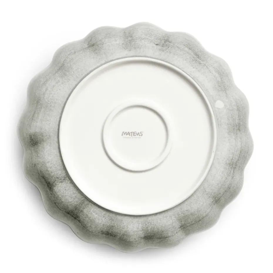 Oyster schaal Ø24 cm, Grijs