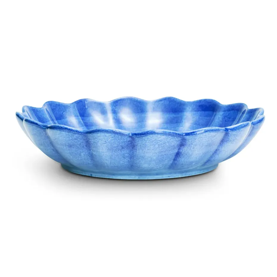 Oyster schaal Ø31 cm, Lichtblauw