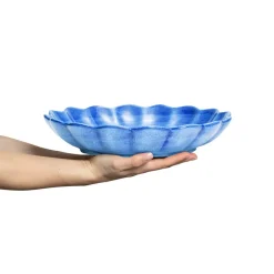 Oyster schaal Ø31 cm, Lichtblauw