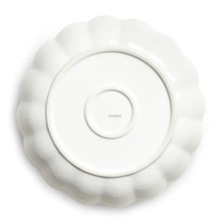 Oyster schaal Ø31 cm, wit