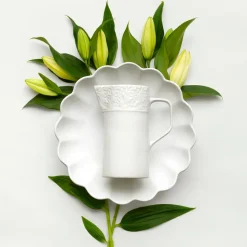 Oyster schaal Ø31 cm, wit