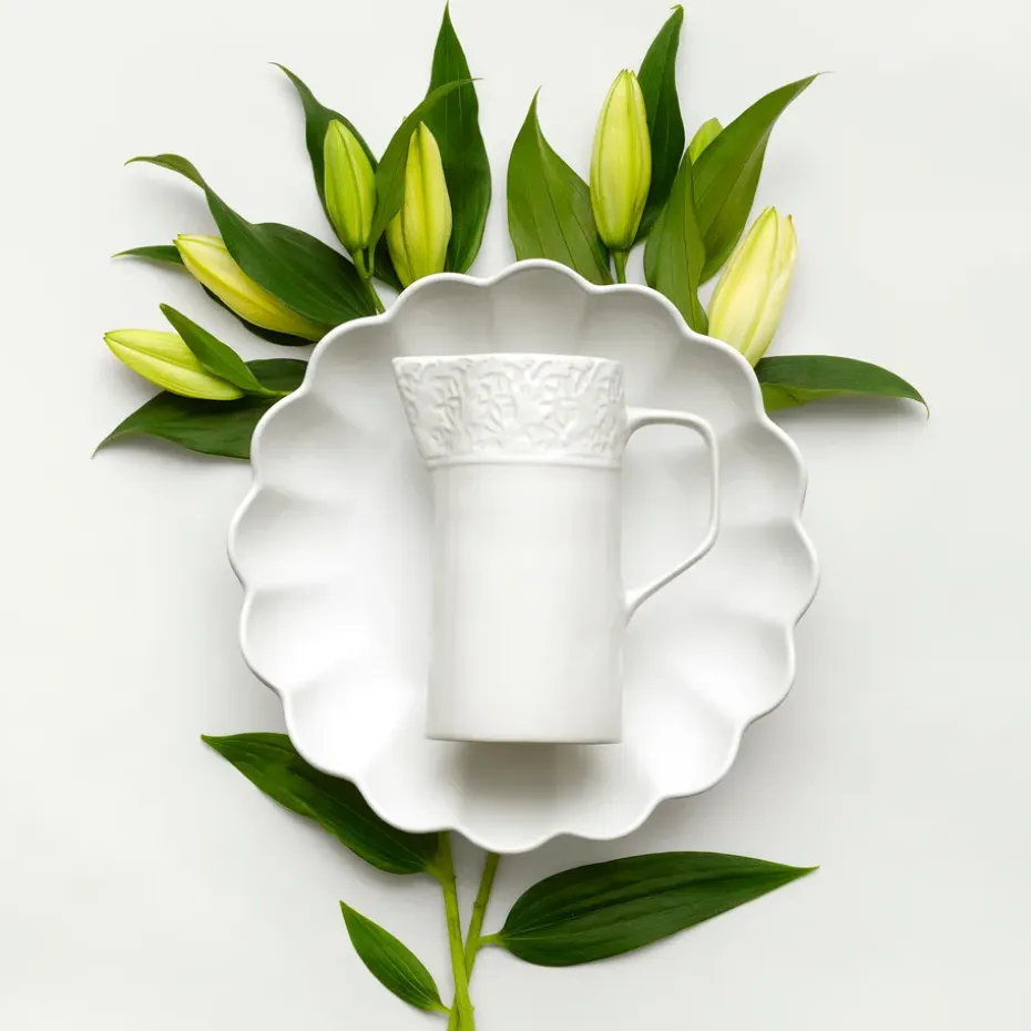 Oyster schaal Ø31 cm, wit