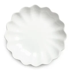 Oyster schaal Ø24 cm, wit