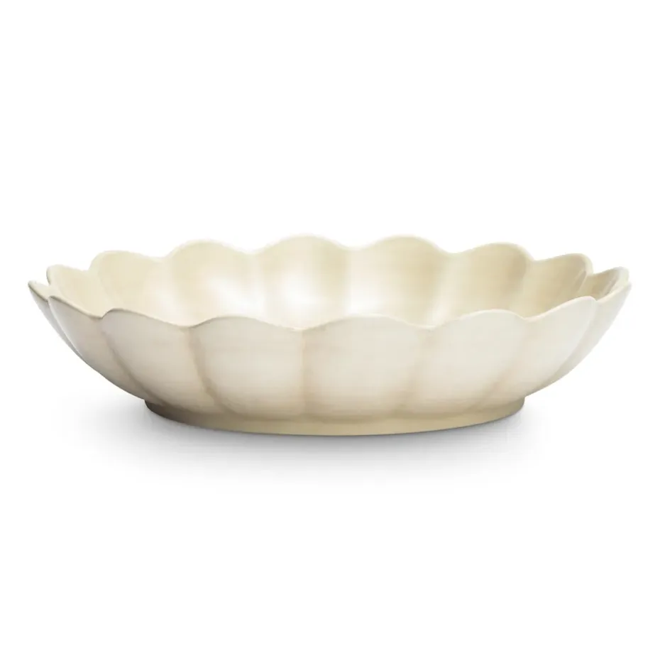 Oyster schaal Ø31 cm, Zand