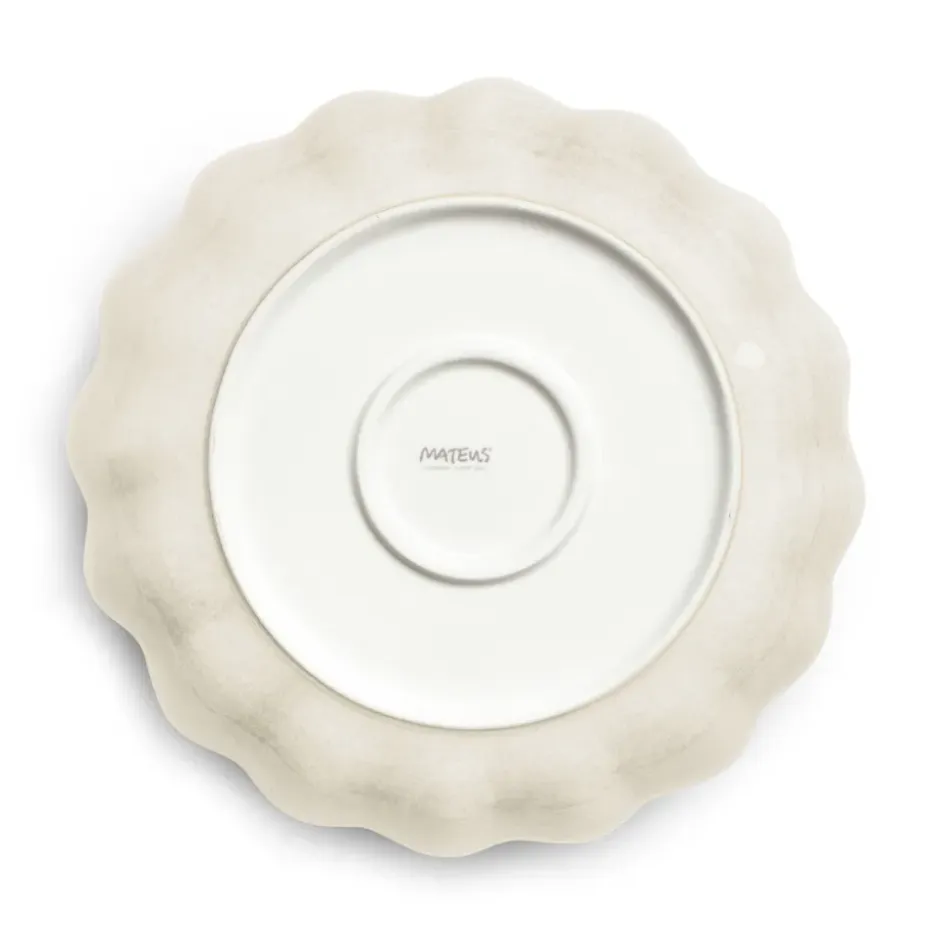Oyster schaal Ø24 cm, Zand