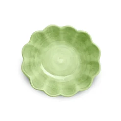 Oyster schaal 16x18 cm, Groen