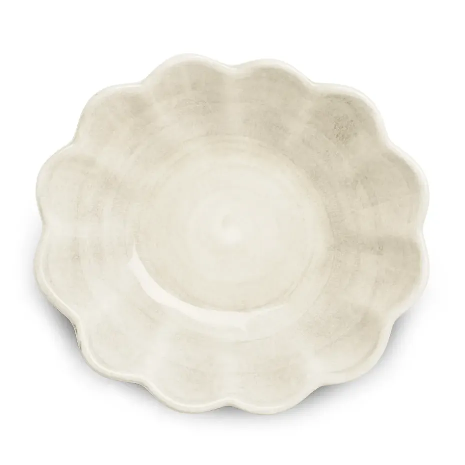 Oyster schaal 16x18 cm, Zand