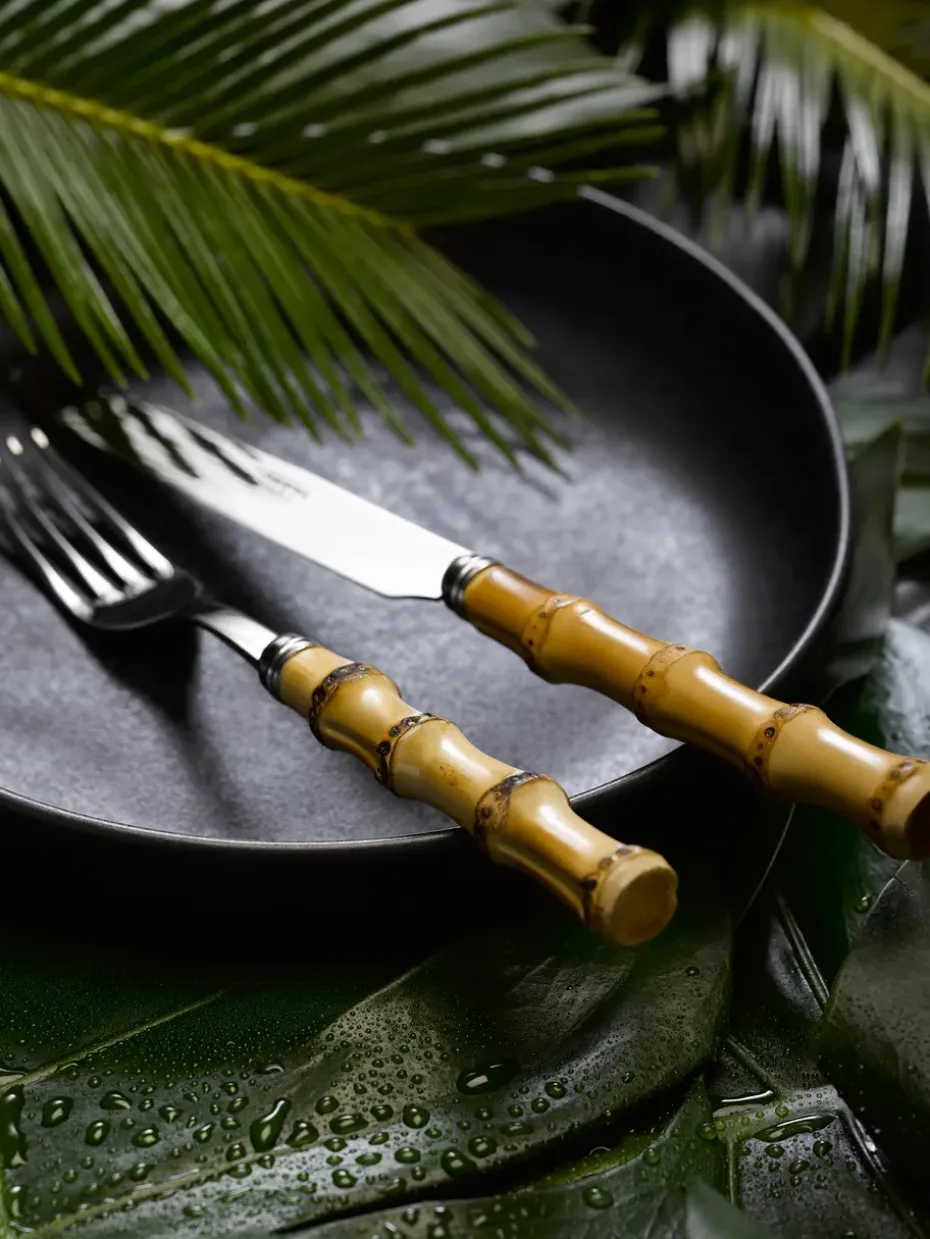 Panda dinervork, Roestvrij staal-bamboe