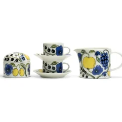 Paratiisi schotel Ø16,5 cm voor theekop 28 cl, Blauw