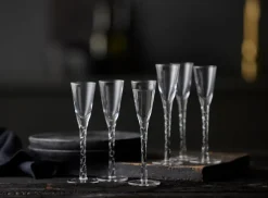 Paris borrelglas 2,5 cl 6-pack, Transparant