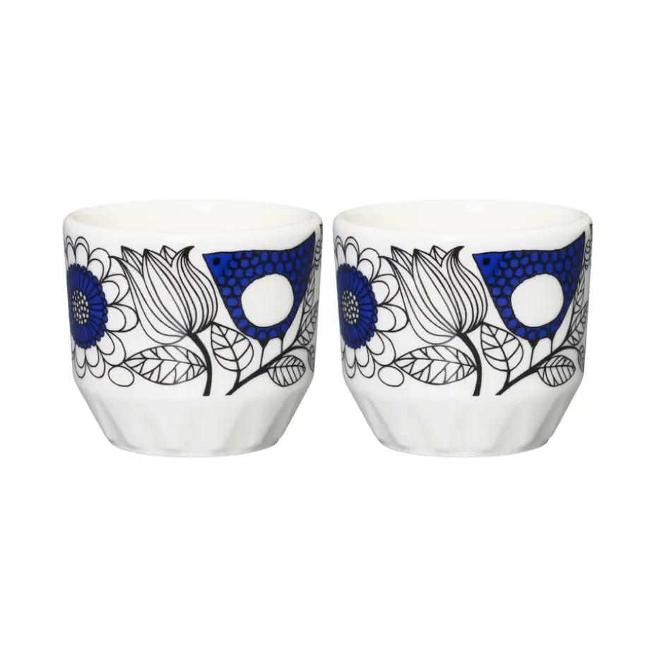 Pastoraali eierdop 2-pack, Blauw