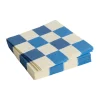 Pattern Dinner Check servet 40x40 cm 20-pack, Off white-blues M