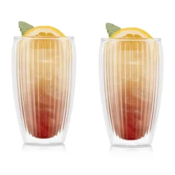 Pavina dubbelwandig glas 45 cl 2-pack, Helder