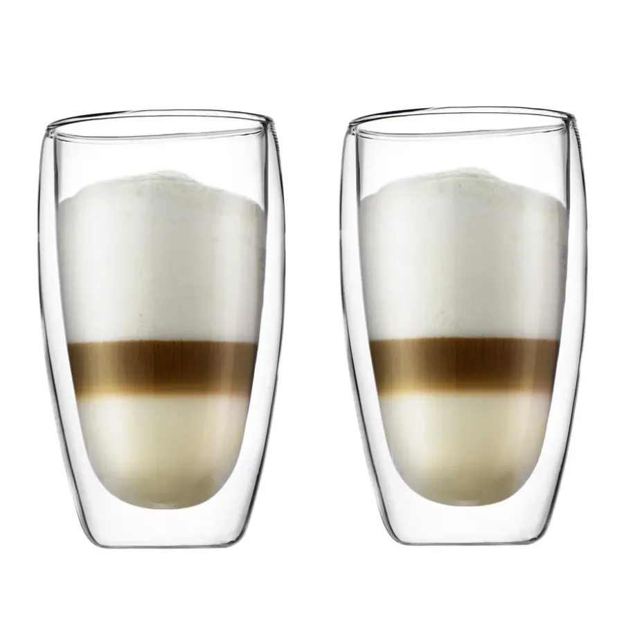 Pavina dubbelwandig glas 2-pack, 0,45 l.