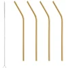 Peak rietjes 4-pack, Messing