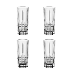 Perfect Serve borrelglas, 4 stuks, transparant