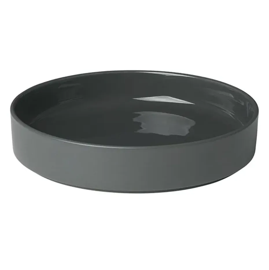 Pilar diep bord, Ø 20 cm, Agavegroen