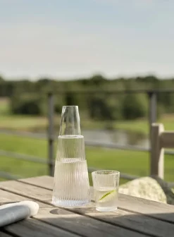 Pilastro karaf met drinkglazen, Clear