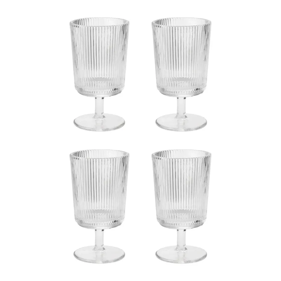 Pilastro wijnglas 18 cl 4-pack, Clear
