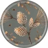 Pine Cone dienblad Ø 38 cm, Moss grey