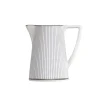 Pin Stripe melkkan 20 cl, Wit