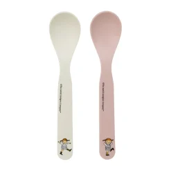Pippi Cirkus lepels 2-pack, Roze-wit