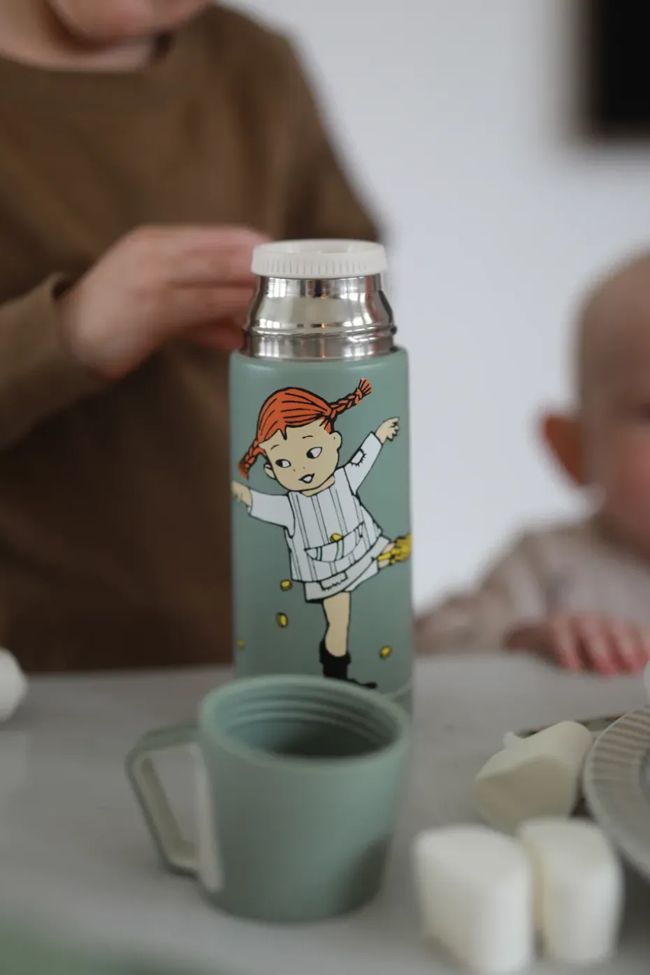 Pippi Cirkus thermosfles 35 cl, Multi