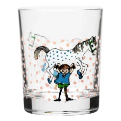 Pippi & Lilla Gubben drinkglas 20 cl, Multi