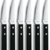 Pizza Noir grillmes 6-pack, Zwart
