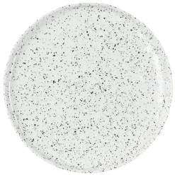 Poppi schotel 21 cm., wit-zwart