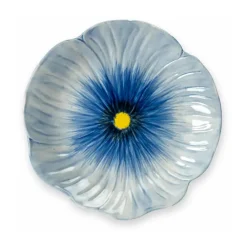 Poppy bordje 20,5x21 cm, Blauw