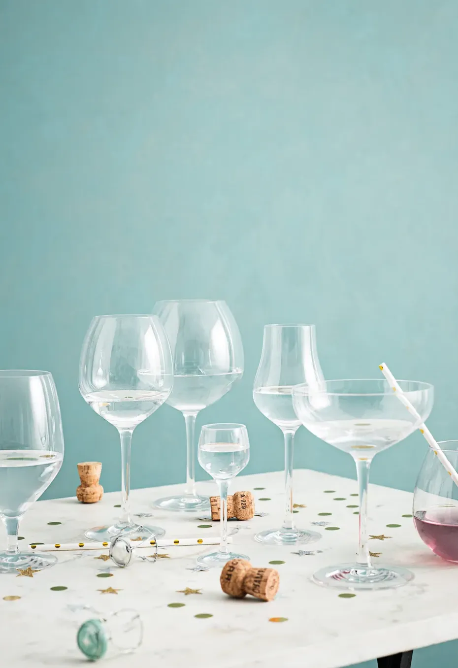 Premium champagneglas 39 cl 2-pack, Transparant