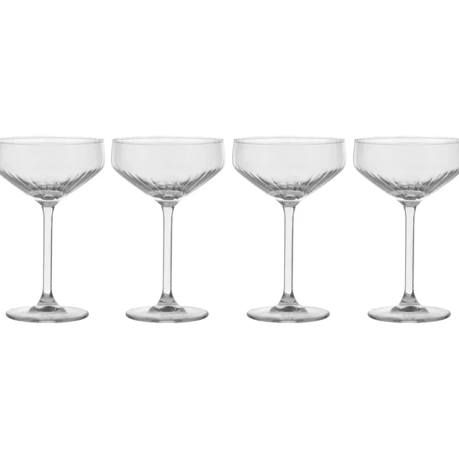 Pristine champagnecoupe 29 cl 4-pack, Helder