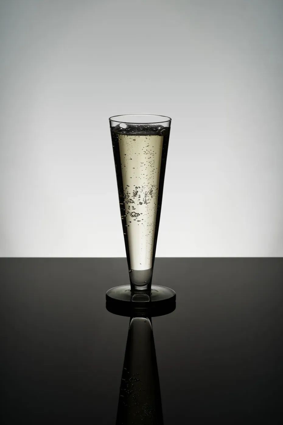 Puck champagneglas 12,5 cl, Clear