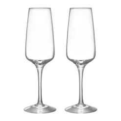 Pulse champagneglas 28 cl 2-pack, Transparant