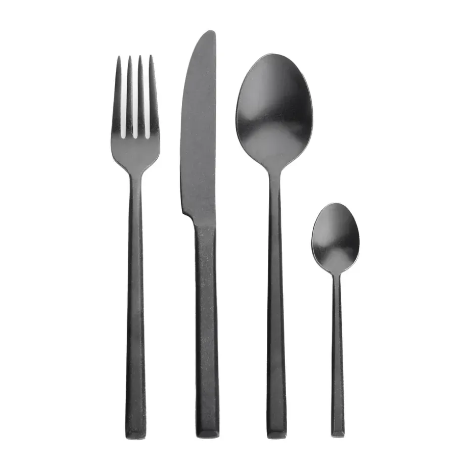 Pure bestekset 24-delig, Black