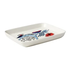 Puutarhurit bord 15x19 cm, Blauw-wit-rood