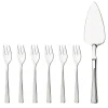 Ramona taartset 7-delig, roestvrij staal
