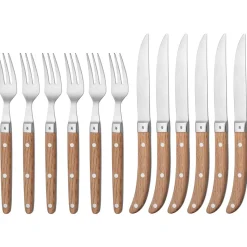 Ranch grillbestek 12-delig, Roestvrij staal