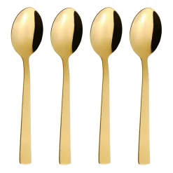 Raw dessertlepel 4-pack, Goud