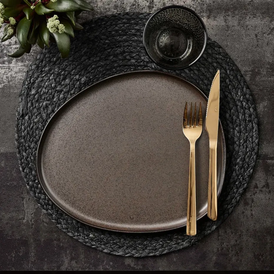 Raw dinervork 4-pack, Goud