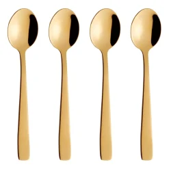 Raw koffielepel 4-pack, Goud